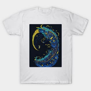 Abstract Colorful Shrimp T-Shirt
